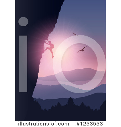 Mountain Clipart #1253553 by KJ Pargeter
