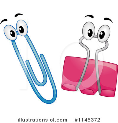 Paperclips Clipart #1145372 by BNP Design Studio