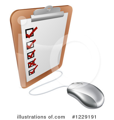 Royalty-Free (RF) Clipboard Clipart Illustration by AtStockIllustration - Stock Sample #1229191