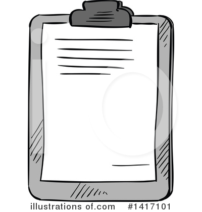 Royalty-Free (RF) Clipboard Clipart Illustration by Vector Tradition SM - Stock Sample #1417101