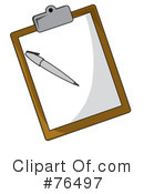 Clipboard Clipart #76497 by Pams Clipart