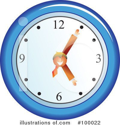 Royalty-Free (RF) Clock Clipart Illustration by Prawny - Stock Sample #100022