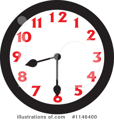 Clock Clipart #1146400 by Johnny Sajem