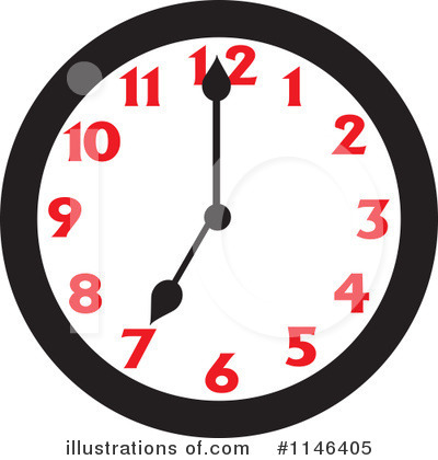Royalty-Free (RF) Clock Clipart Illustration by Johnny Sajem - Stock Sample #1146405