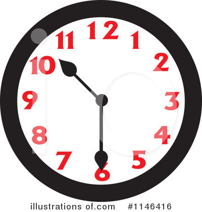 Royalty-Free (RF) Clock Clipart Illustration by Johnny Sajem - Stock Sample #1146416