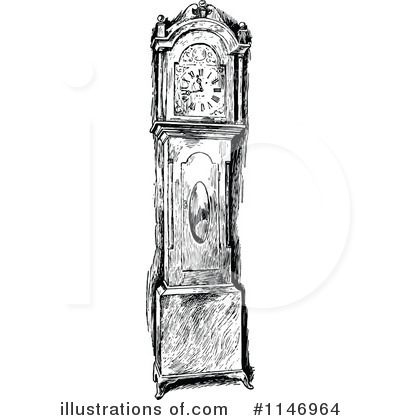 Royalty-Free (RF) Clock Clipart Illustration by Prawny Vintage - Stock Sample #1146964