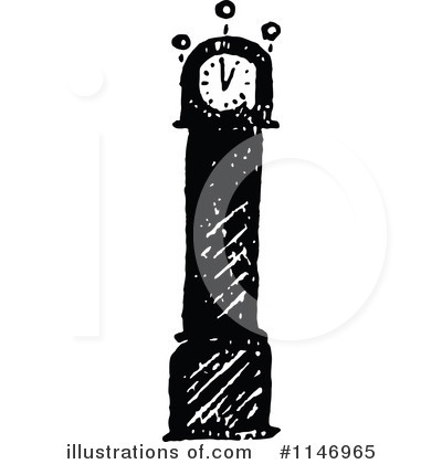 Royalty-Free (RF) Clock Clipart Illustration by Prawny Vintage - Stock Sample #1146965