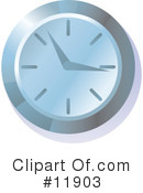 Clock Clipart #11903 by AtStockIllustration