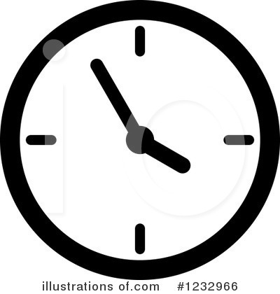 Wall Clock Clipart #1232966 by Vector Tradition SM