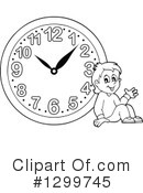 Clock Clipart #1299745 by visekart