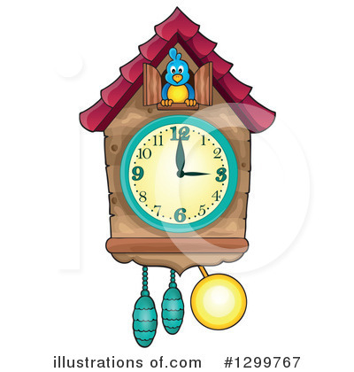 Royalty-Free (RF) Clock Clipart Illustration by visekart - Stock Sample #1299767