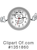 Clock Clipart #1351860 by Vector Tradition SM