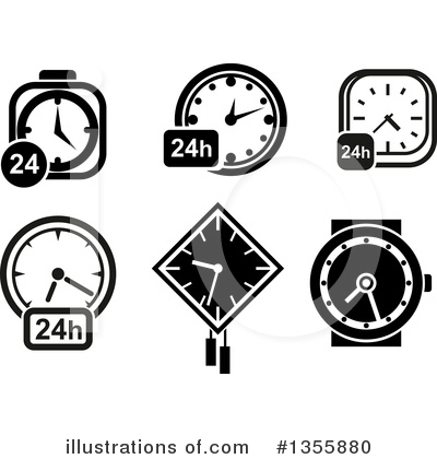 Stopwatch Clipart #1355880 by Vector Tradition SM