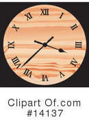 Clock Clipart #14137 by Rasmussen Images