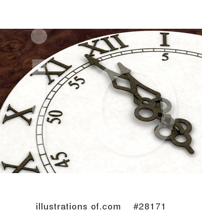 Wall Clock Clipart #28171 by KJ Pargeter