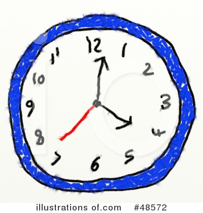 Royalty-Free (RF) Clock Clipart Illustration by Prawny - Stock Sample #48572