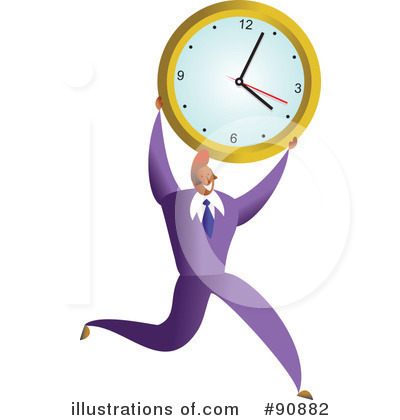 Royalty-Free (RF) Clock Clipart Illustration by Prawny - Stock Sample #90882