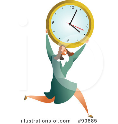 Royalty-Free (RF) Clock Clipart Illustration by Prawny - Stock Sample #90885