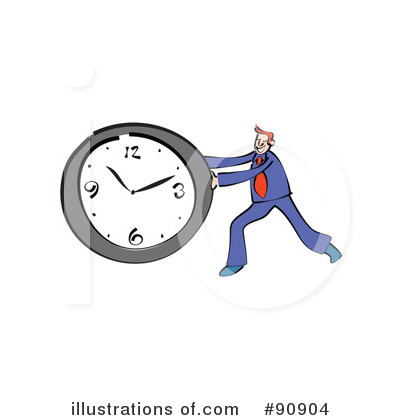Royalty-Free (RF) Clock Clipart Illustration by Prawny - Stock Sample #90904
