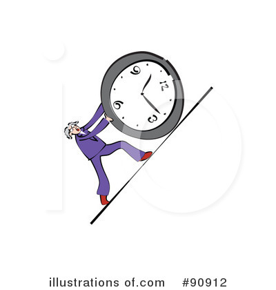 Royalty-Free (RF) Clock Clipart Illustration by Prawny - Stock Sample #90912