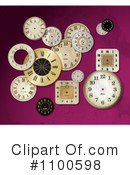 Clocks Clipart #1100598 by Eugene