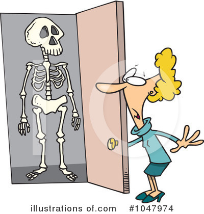 Skeleton Clipart #1047974 by toonaday