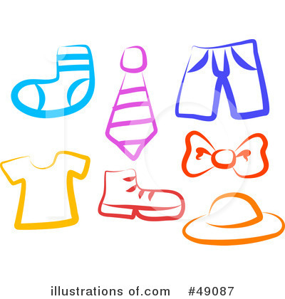 Royalty-Free (RF) Clothes Clipart Illustration by Prawny - Stock Sample #49087