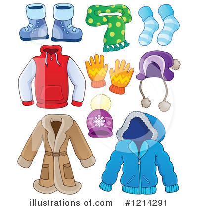 Winter Clothes Clipart #1214291 by visekart
