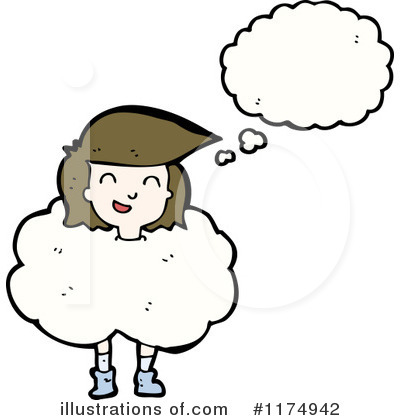 Royalty-Free (RF) Cloud Clipart Illustration by lineartestpilot - Stock Sample #1174942