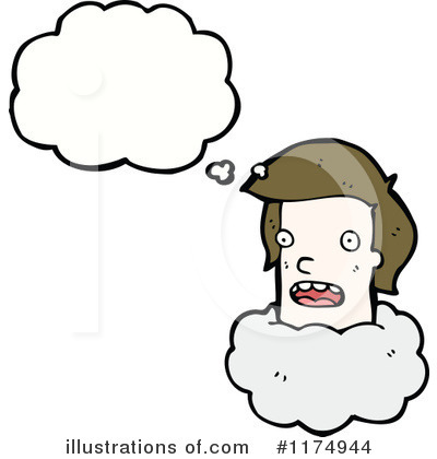 Royalty-Free (RF) Cloud Clipart Illustration by lineartestpilot - Stock Sample #1174944