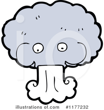 Royalty-Free (RF) Cloud Clipart Illustration by lineartestpilot - Stock Sample #1177232