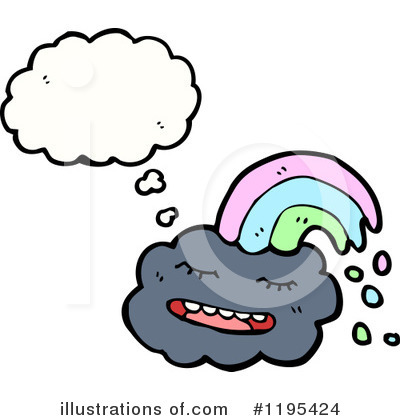 Royalty-Free (RF) Cloud Clipart Illustration by lineartestpilot - Stock Sample #1195424