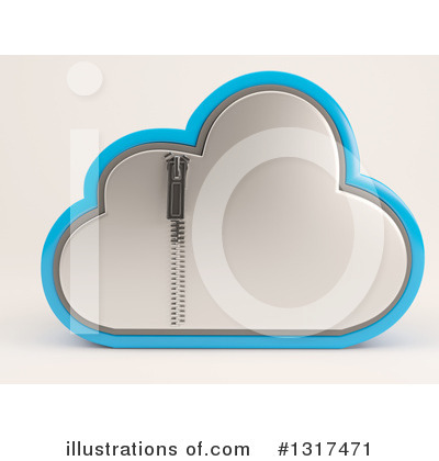 Royalty-Free (RF) Cloud Clipart Illustration by KJ Pargeter - Stock Sample #1317471
