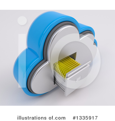 Royalty-Free (RF) Cloud Clipart Illustration by KJ Pargeter - Stock Sample #1335917