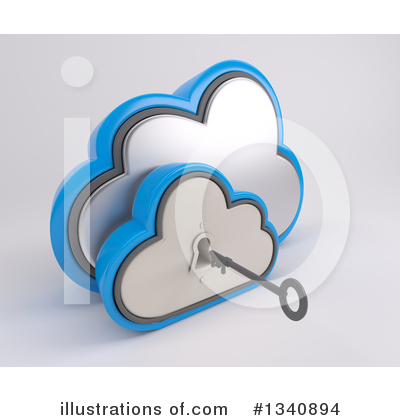 Royalty-Free (RF) Cloud Clipart Illustration by KJ Pargeter - Stock Sample #1340894