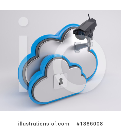 Royalty-Free (RF) Cloud Clipart Illustration by KJ Pargeter - Stock Sample #1366008