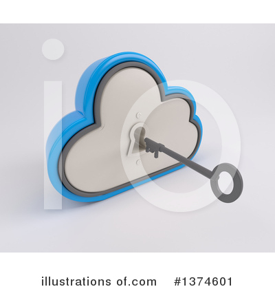 Royalty-Free (RF) Cloud Clipart Illustration by KJ Pargeter - Stock Sample #1374601