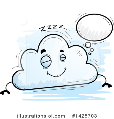 Royalty-Free (RF) Cloud Clipart Illustration by Cory Thoman - Stock Sample #1425703