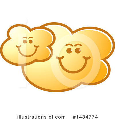 Royalty-Free (RF) Cloud Clipart Illustration by Lal Perera - Stock Sample #1434774