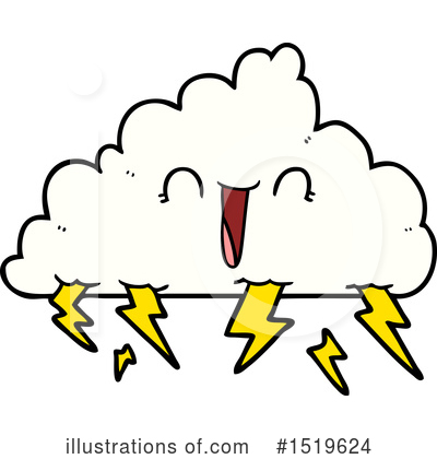 Royalty-Free (RF) Cloud Clipart Illustration by lineartestpilot - Stock Sample #1519624