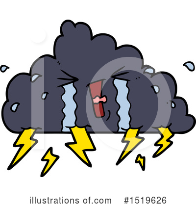 Storm Cloud Clipart #1519626 by lineartestpilot