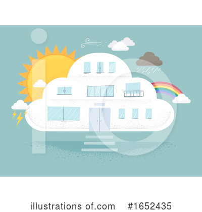 Royalty-Free (RF) Cloud Clipart Illustration by BNP Design Studio - Stock Sample #1652435