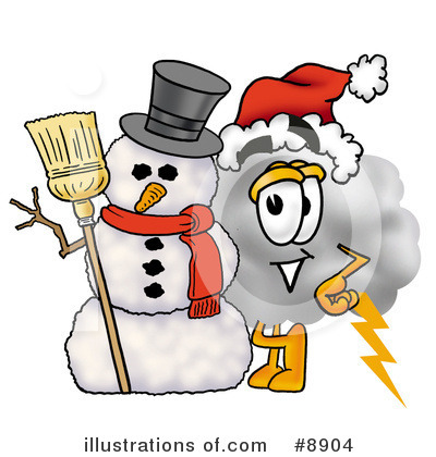 Royalty-Free (RF) Cloud Clipart Illustration by Mascot Junction - Stock Sample #8904