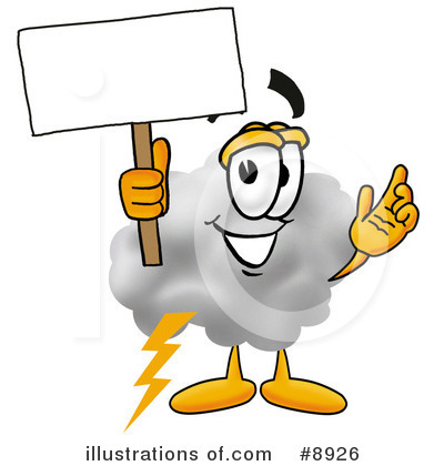 Royalty-Free (RF) Cloud Clipart Illustration by Mascot Junction - Stock Sample #8926