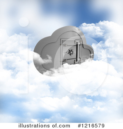 Royalty-Free (RF) Cloud Computing Clipart Illustration by KJ Pargeter - Stock Sample #1216579