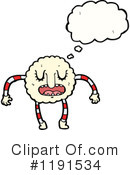 Cloud Person Clipart #1191534 by lineartestpilot