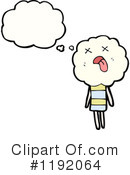 Cloud Person Clipart #1192064 by lineartestpilot