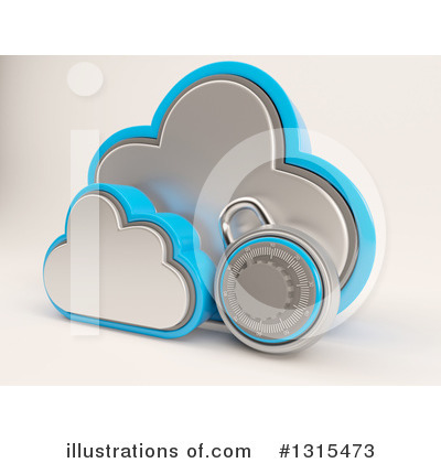 Royalty-Free (RF) Cloud Server Clipart Illustration by KJ Pargeter - Stock Sample #1315473