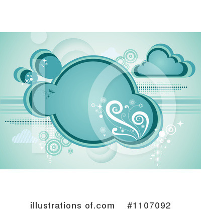 Royalty-Free (RF) Clouds Clipart Illustration by Amanda Kate - Stock Sample #1107092
