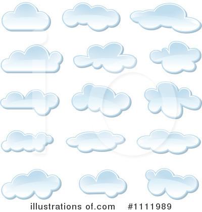 Royalty-Free (RF) Clouds Clipart Illustration by dero - Stock Sample #1111989